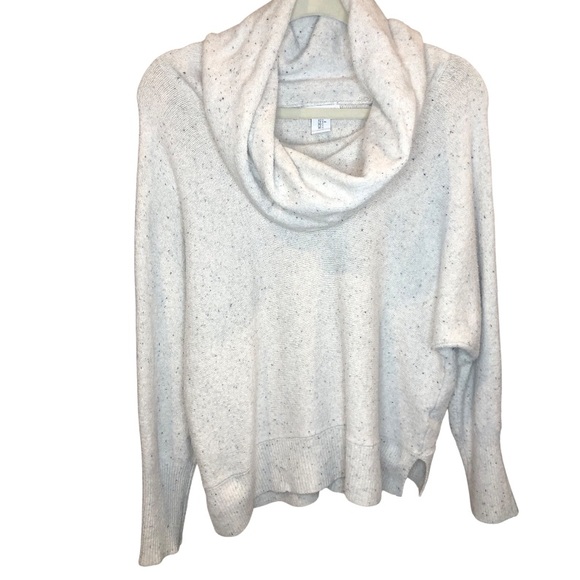 Tops - Cream Cowlneck Sweater Size Large